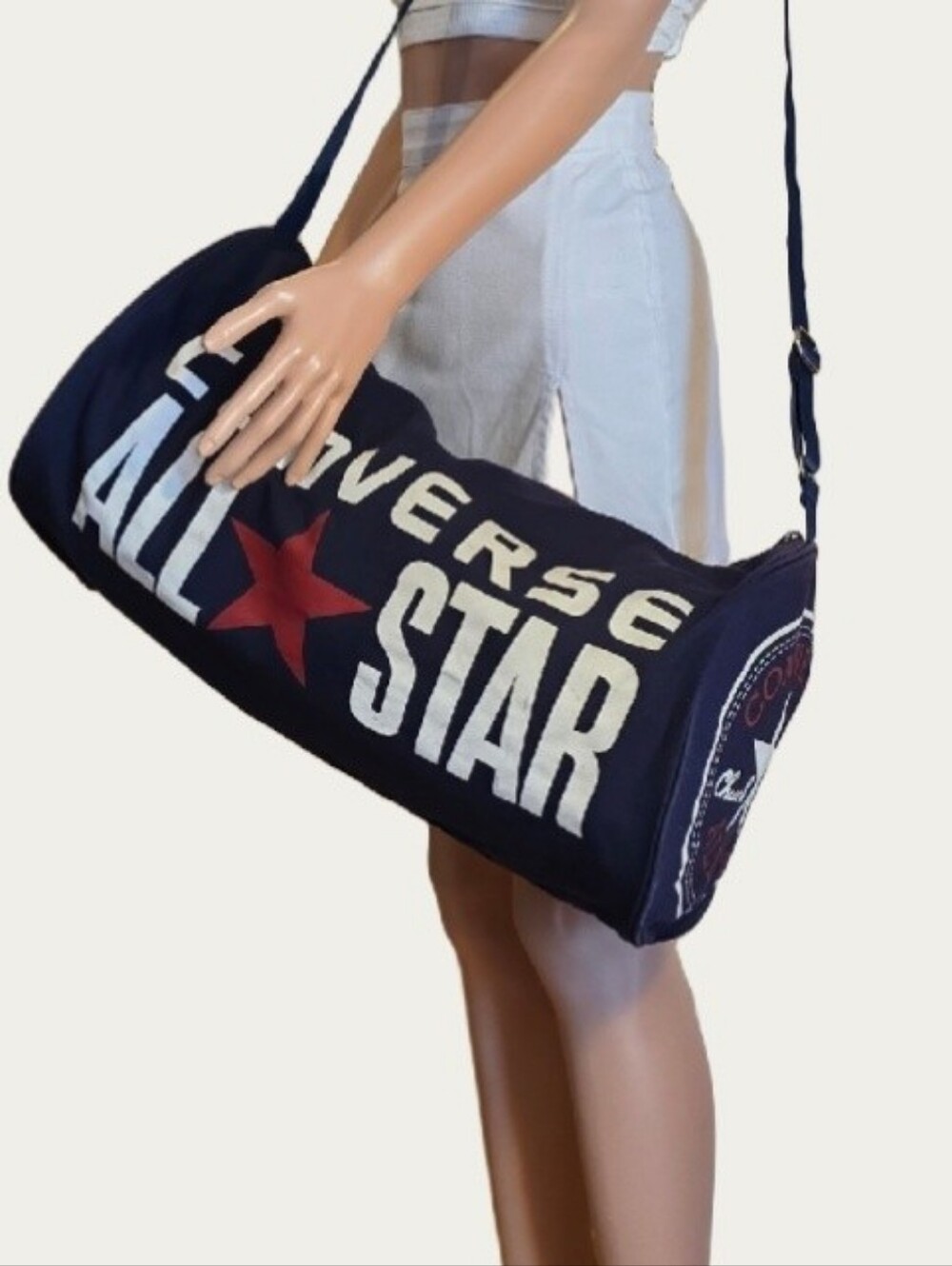 Converse Chuck Taylor All Star Legacy Duffel Athletic Navy Retro Discontinued